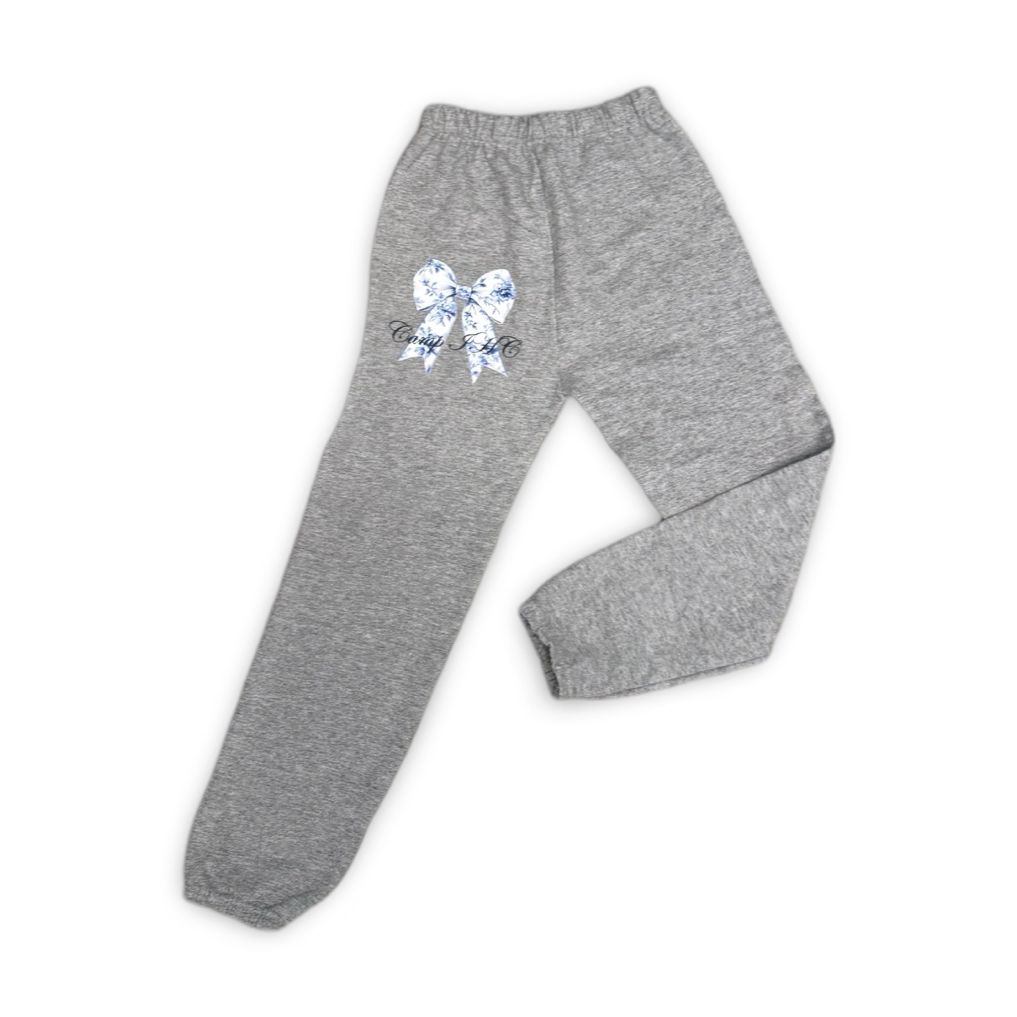 IHC – Toile Bow Gray Sweatpants – Youth Small – Ready to Ship – R2S