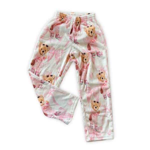 Timber Lake West Fuzzy Bear PJ Pants - Youth 8/9 - Ready to Ship- R2S