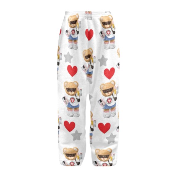 Fuzzy Pajama Pants - Teddy Bear - Preppy Bear - Create'D 2025