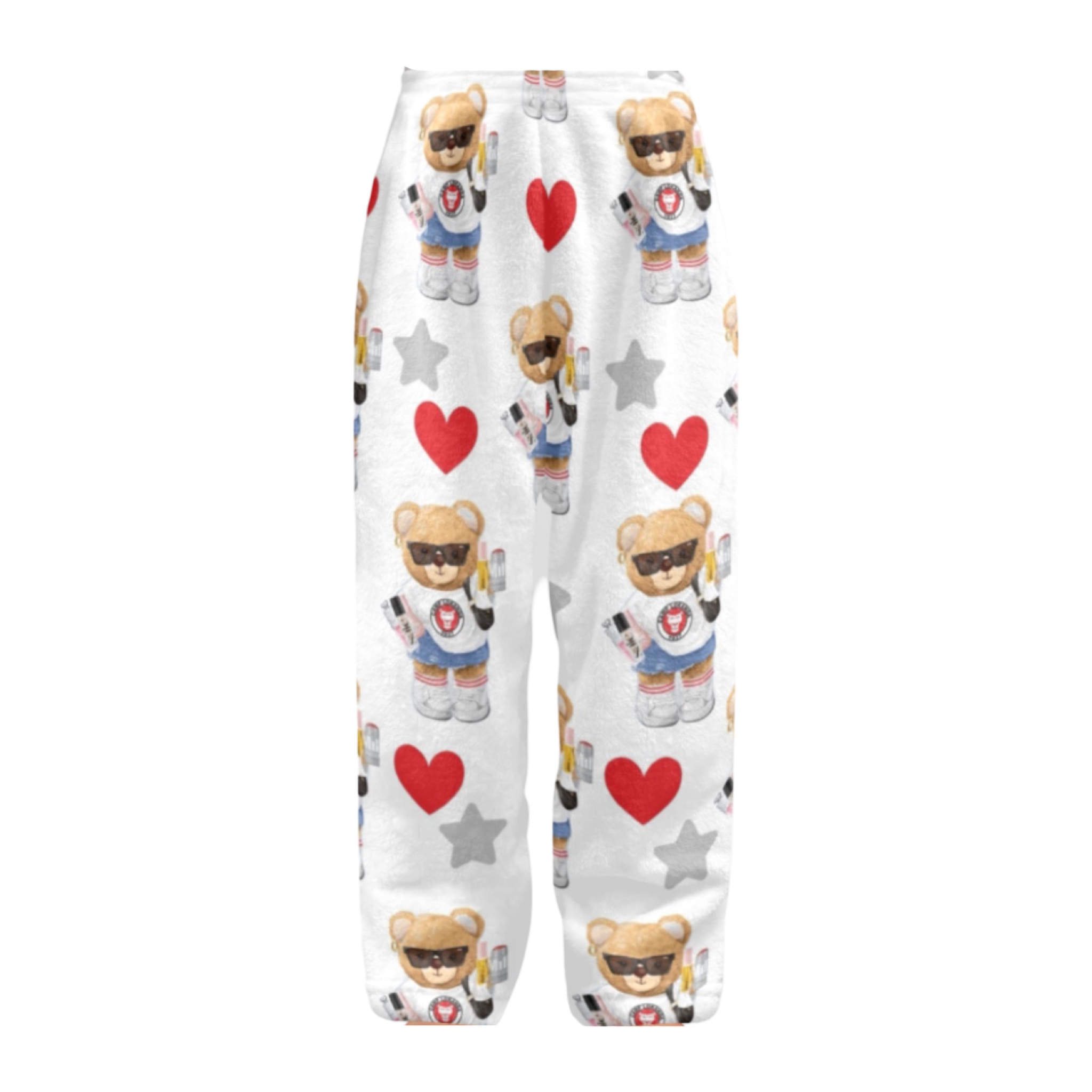 Fuzzy Pajama Pants – Teddy Bear – Preppy Bear – Create’D 2025