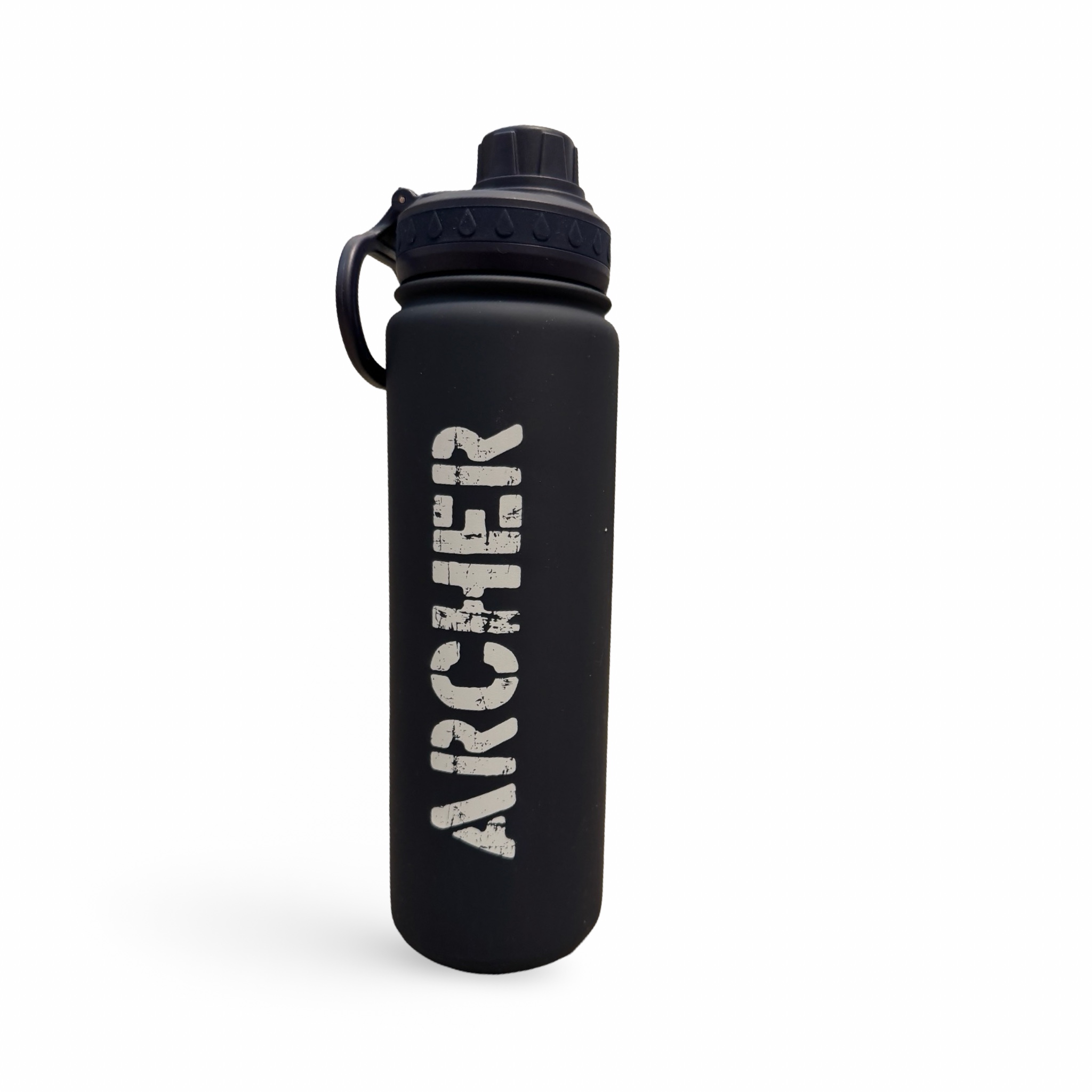 Archer Black Water Bottle – Ready to Ship – R2S