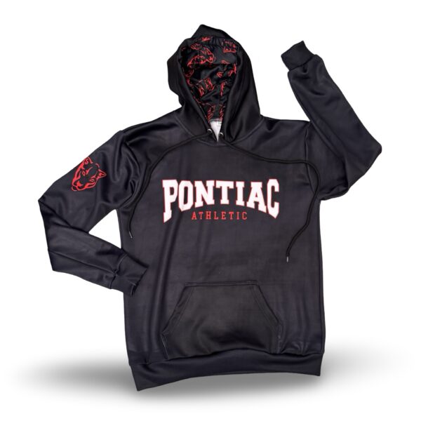 Pontiac Black Logo Hoodie - Youth Medium - Ready to Ship - R2S