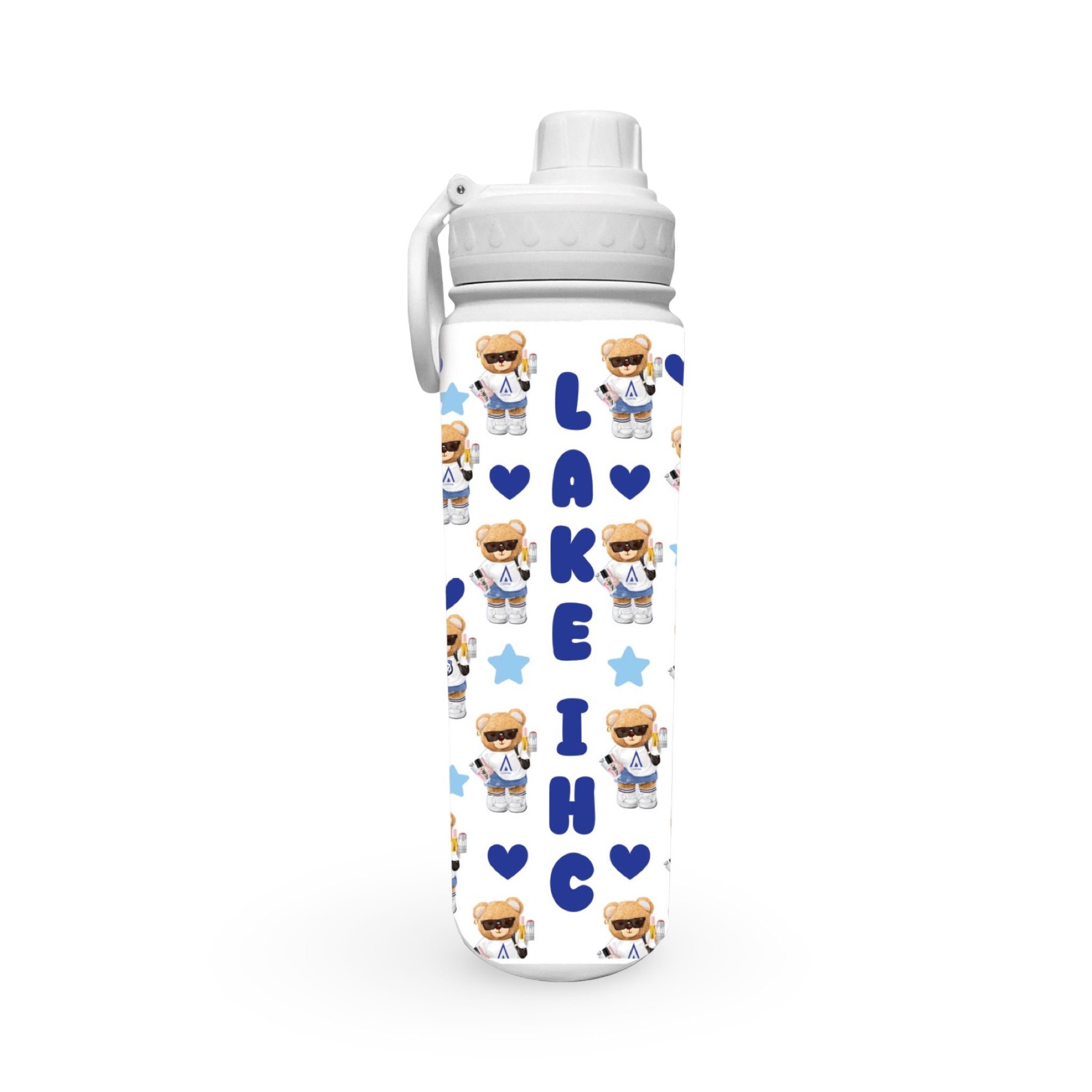 Bears & Hearts – 360 Wrap Water Bottle – Create’D / Fanatic 2025
