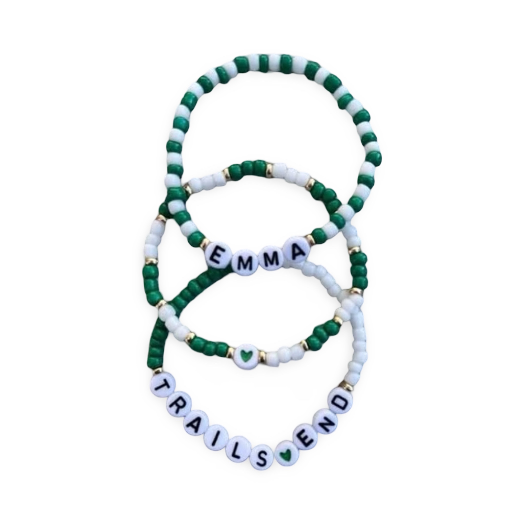 Seed Bead Traditional Camp Colors Bracelet Stack – (Set of 3) – You Name It by Yonit