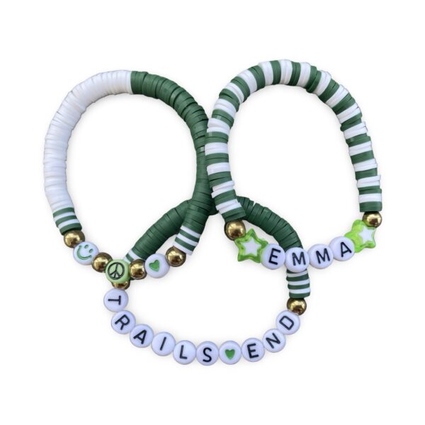 Half & Half Camp Color Bracelet Stack - (Set of 3) - You Name It by Yonit