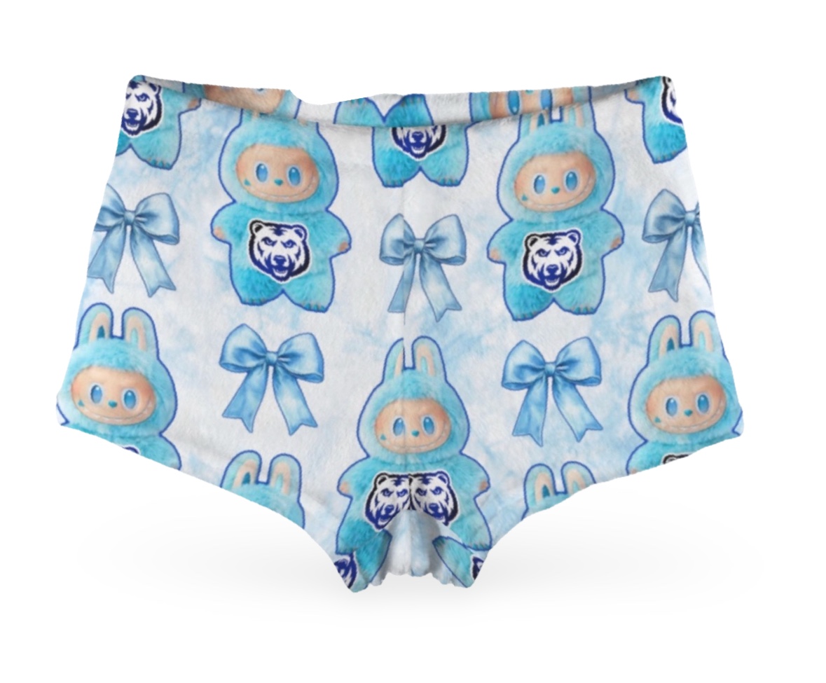 Spirit Labubu Fuzzy Pajama Shorts – Create’D
