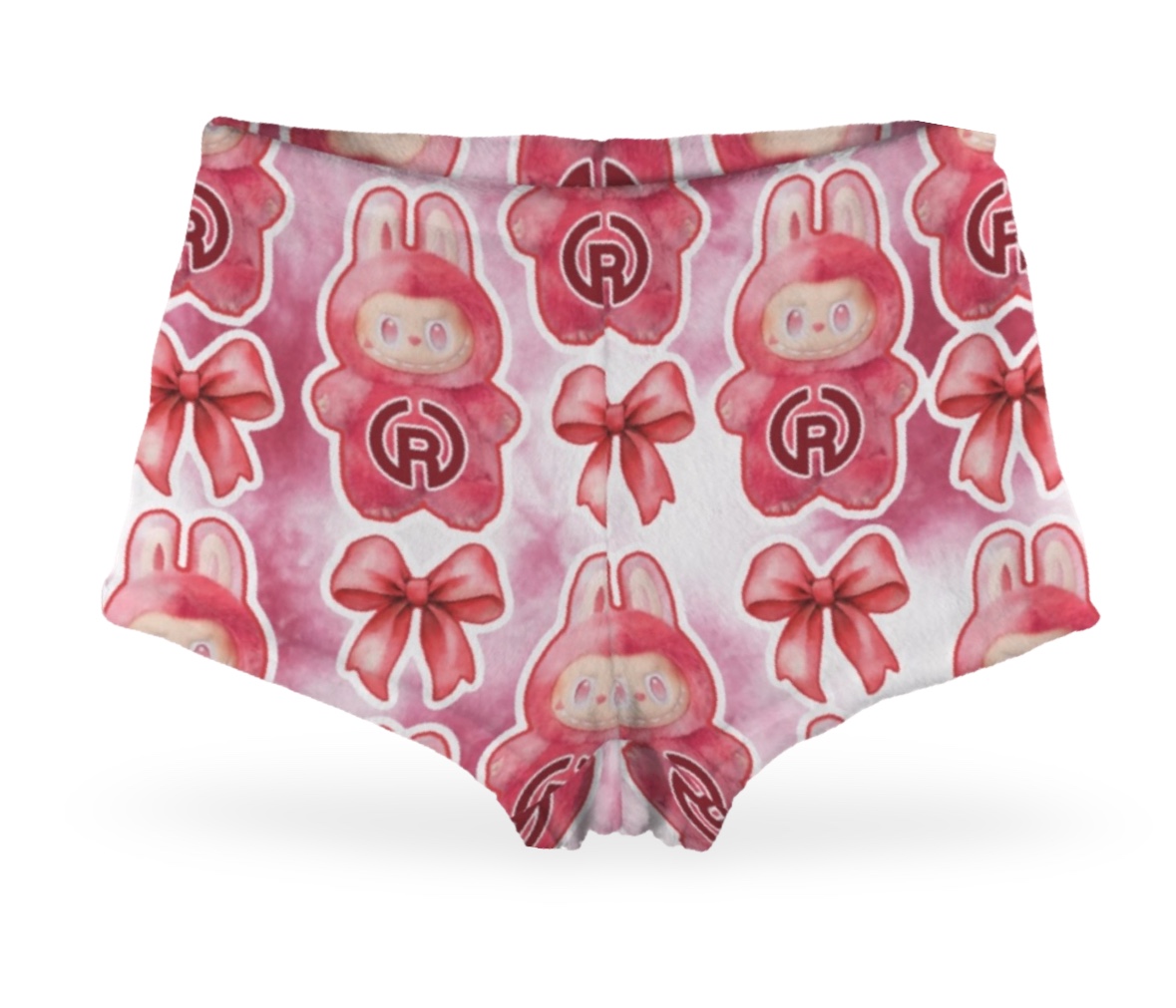Spirit Labubu Fuzzy Pajama Shorts – Create’D