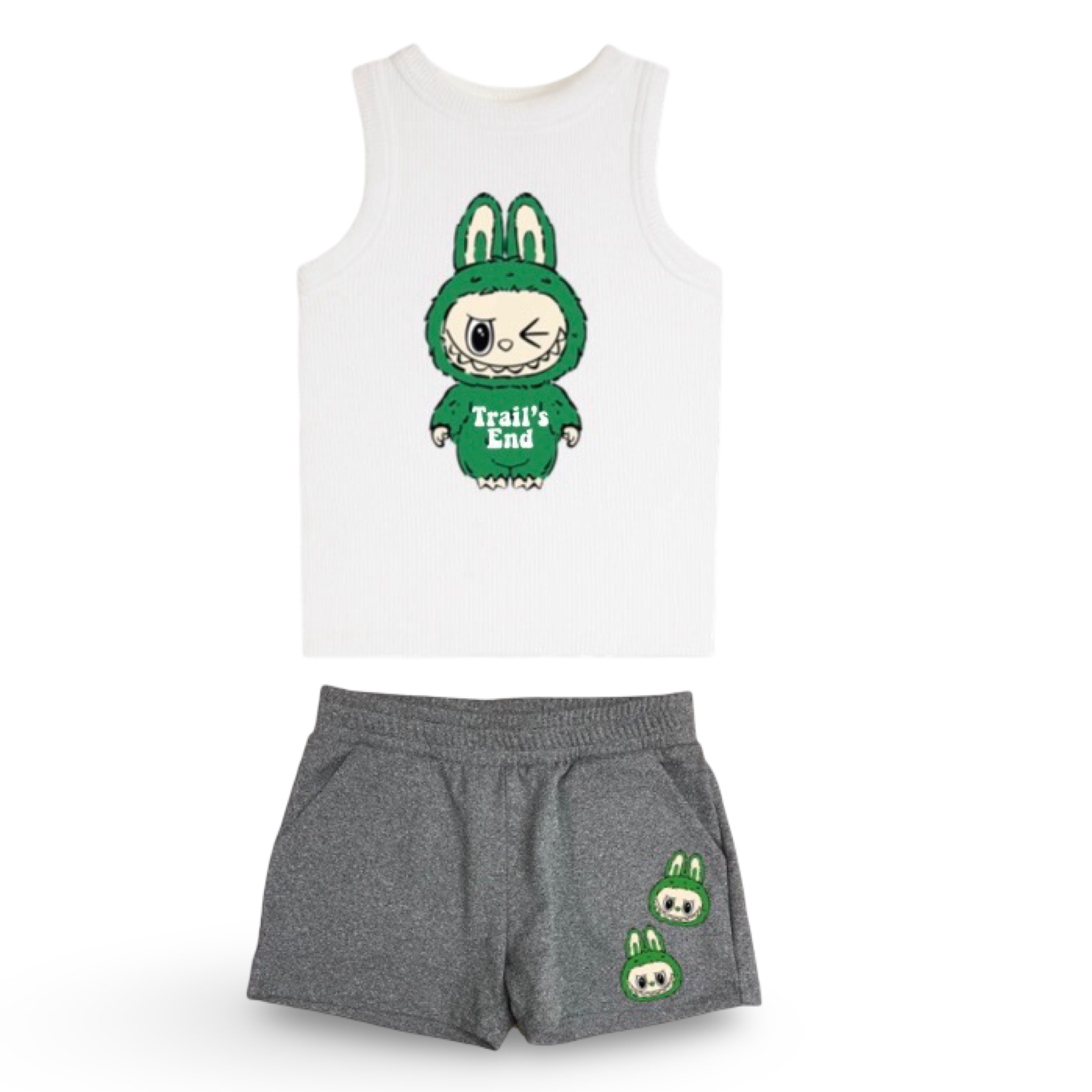 Labubu Suzette Youth Shorts & Shirt – Hip-P