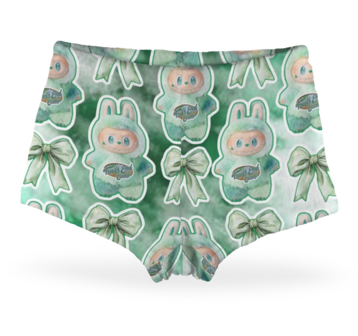 Spirit Labubu Fuzzy Pajama Shorts – Create’D